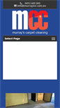 Mobile Screenshot of murrayscarpetcleaning.com.au